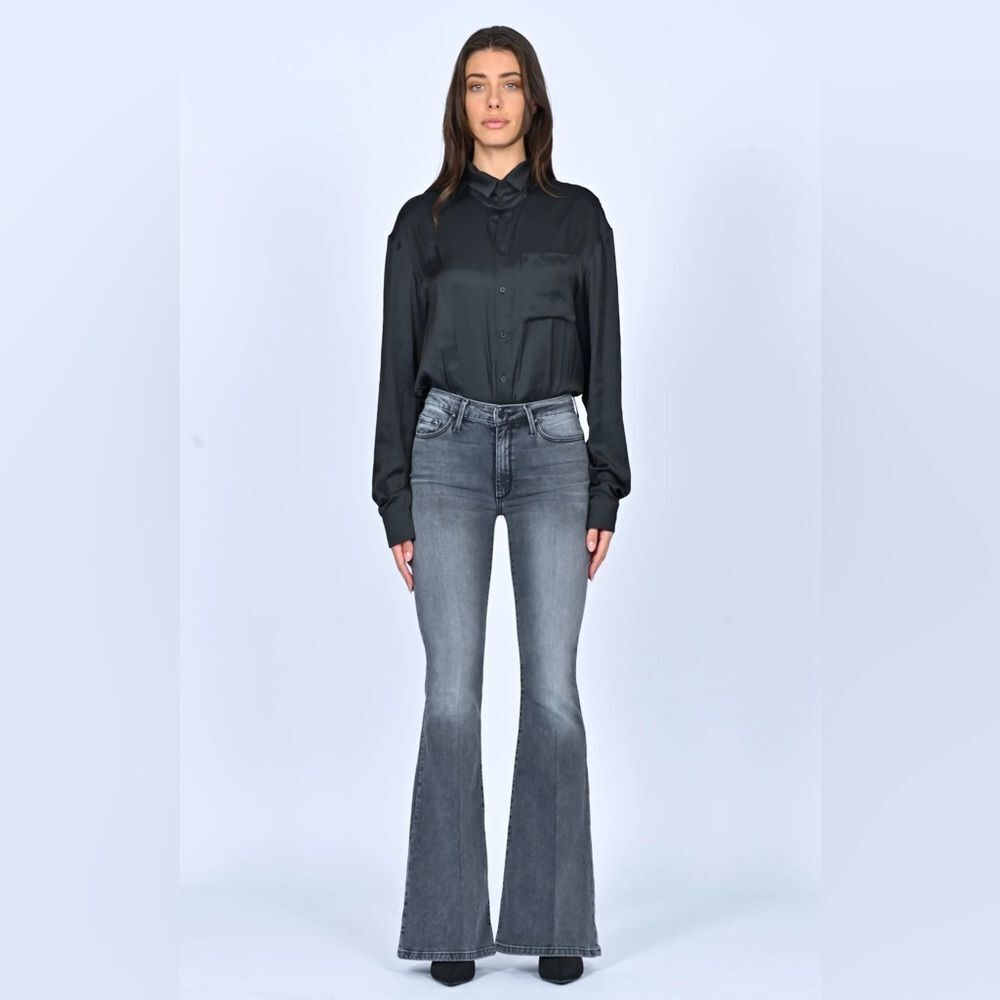 NWT Black Orchid Los Angeles Liquify black wash size 27 flare jeans